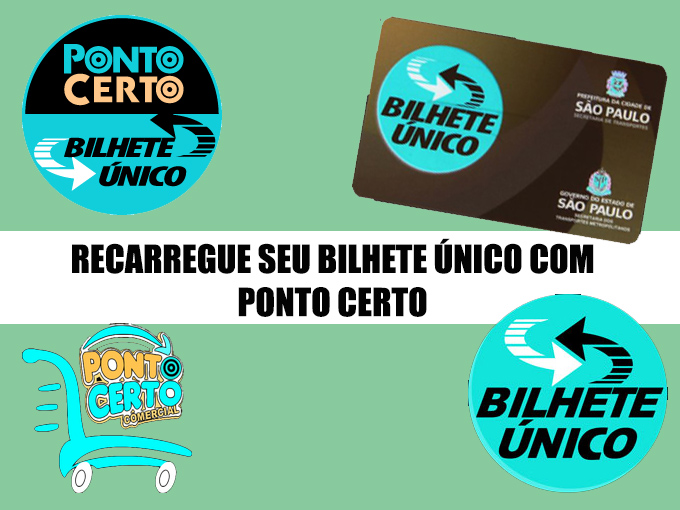 Use o Ponto Certo para recarregar seu cartão Recarga de bilhete único com Ponto Certo
