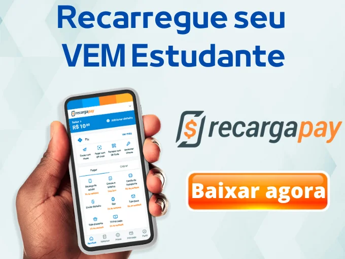 Baixar RecargaPay para fazer Recarga VEM Estudante