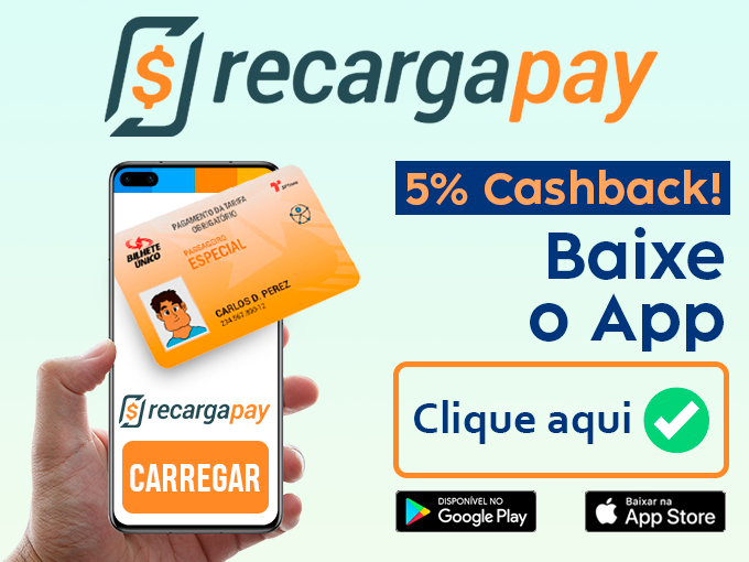 Clique na imagem para baixar o app RecargaPay com Cashack.